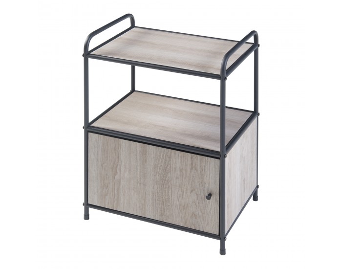 Помощна масичка Гюлен черен/изглед дъб []