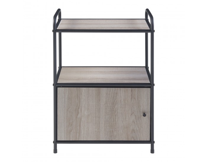 Помощна масичка Гюлен черен/изглед дъб []