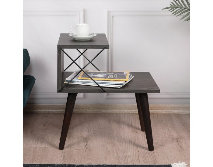 Помощна маса Bergen 50x40x55см антрацит []