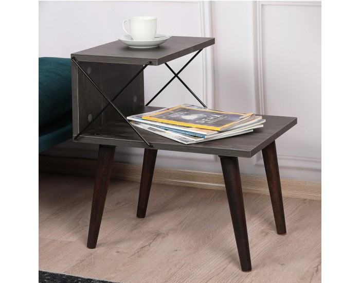 Помощна маса Bergen 50x40x55см антрацит []