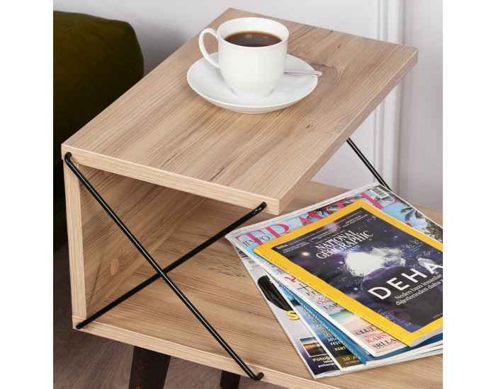 Помощна маса Bergen 50x40x55cm вид дърво []