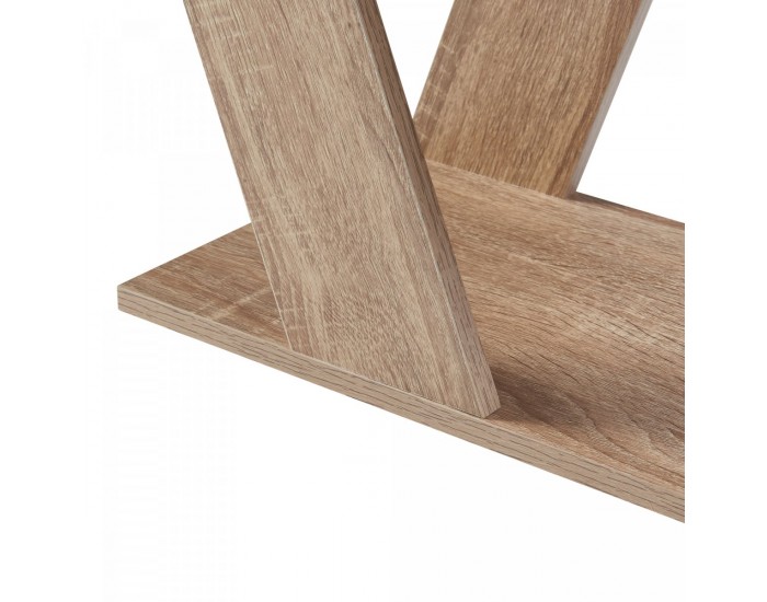 Помощна масичка Nome 60x22x57cm вид дъб []