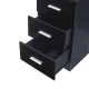 Нощно шкафче Aurdal 66x37x34,5 см черно, гланц []