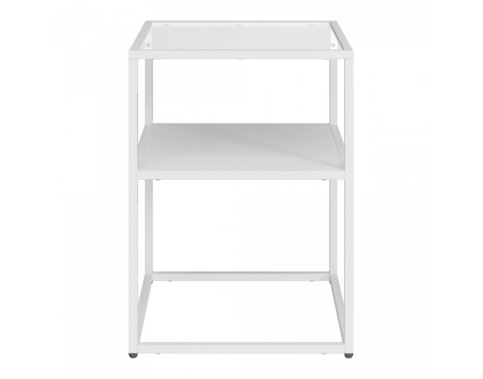 Помощна маса Solund 55x40x40 см бяла, мат []