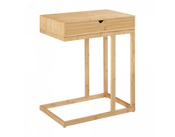 Маса за лаптоп Kåfjord с чекмедже от бамбук []