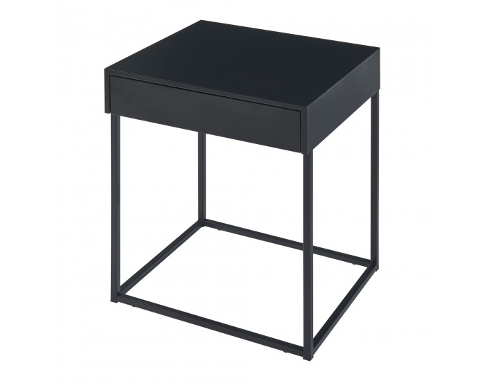 Помощна маса Rautjärvi 50x43x41cm от черна стомана []