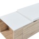 Помощна маса Österåker 100x47,5x40 cm вид дърво/бяло []