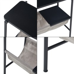 Помощна маса Samnanger 60x28x53cm Черен [] - Холни маси