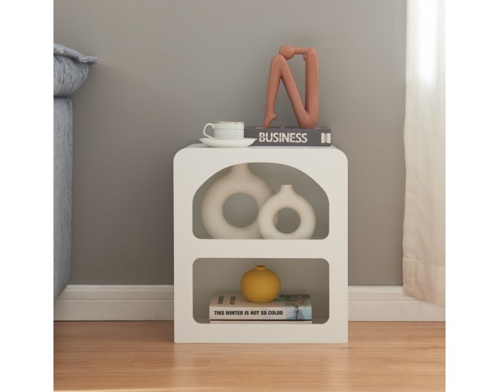 Помощна маса Vågå 45x40x30 см бяла []