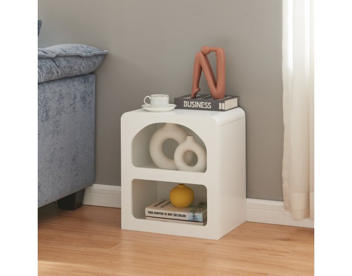 Помощна маса Vågå 45x40x30 см бяла []