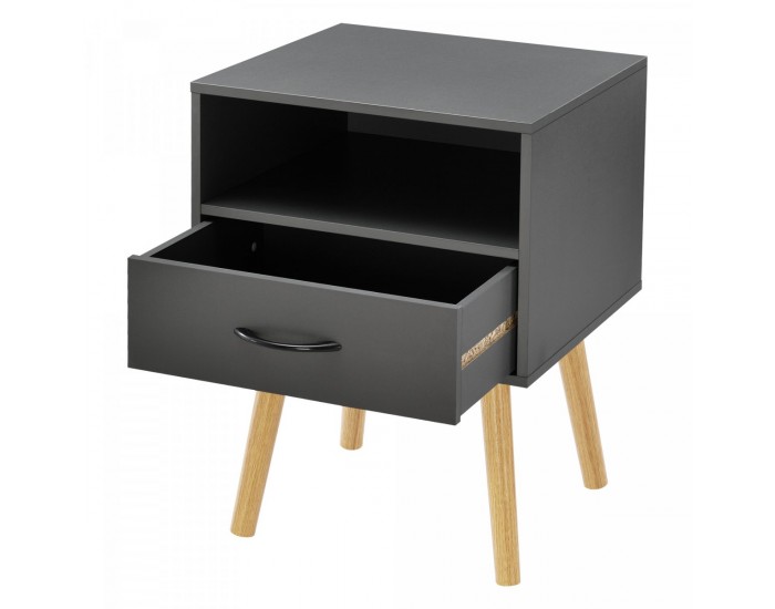 Комплект помощна масичка Gävle от 2 тъмносиви []