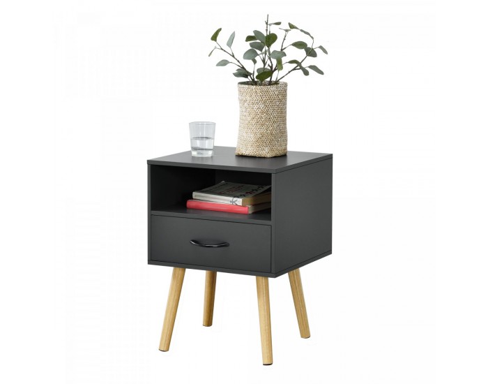 Комплект помощна масичка Gävle от 2 тъмносиви []