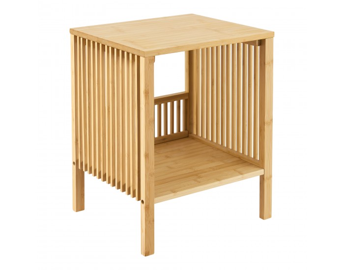 Помощна маса Varde 50x39x33 см комплект от 2 естествени бамбукови []