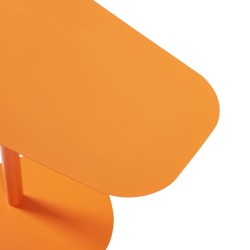 Помощна маса Nastätten 50x50x38 cm Orange [] - Холни маси