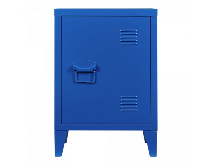 Нощно шкафче Inari дръжка за врата лява стоманена синя []