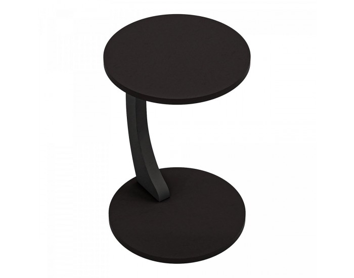 Помощна маса Holeby 56 x Ø 38 см Черен, мат []