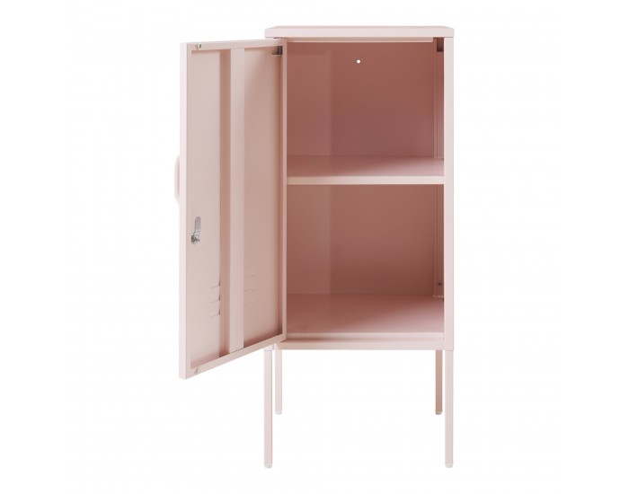 Нощно шкафче Hausjärvi 82x35x35 см стомана розово []
