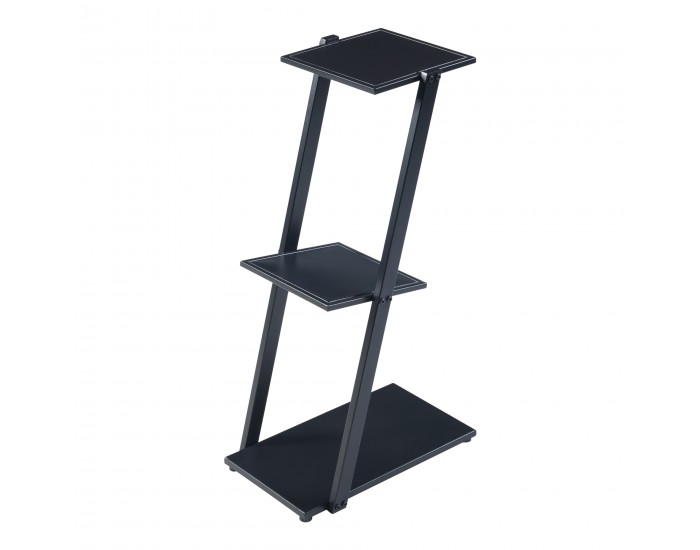 Стоящ рафт роллаг 72х40х25см от черен метал []