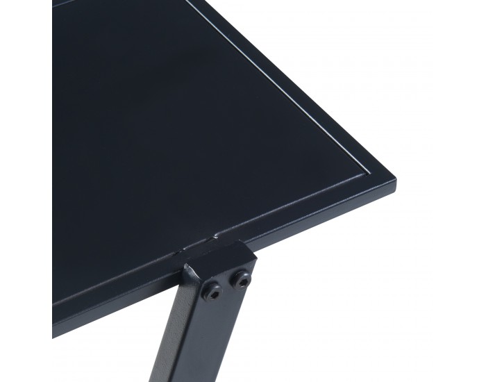 Стоящ рафт роллаг 72х40х25см от черен метал []