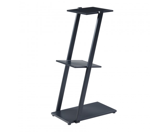 Стоящ рафт роллаг 72х40х25см от черен метал []