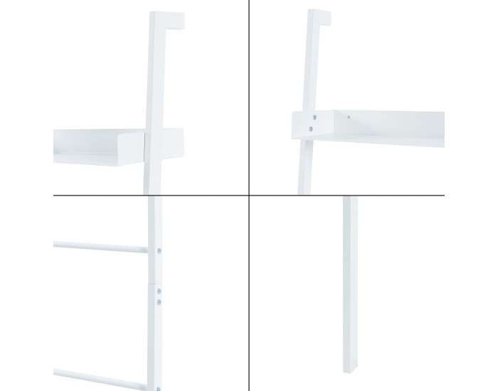 Рафт за стълба Øksnes 160x50x27,5 см бял []