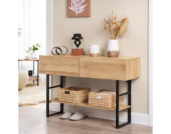 Конзолна маса Varberg 75x120x30 cm вид дъб []