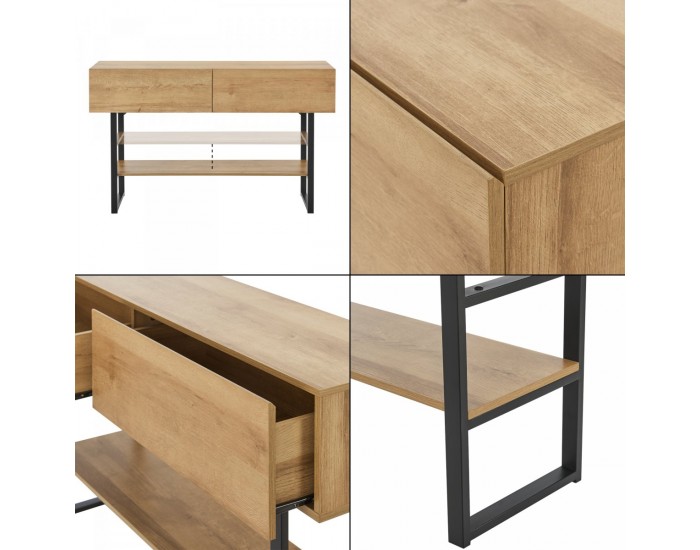 Конзолна маса Varberg 75x120x30 cm вид дъб []