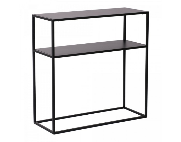 Конзолна маса Kuhmo черен метален плот []