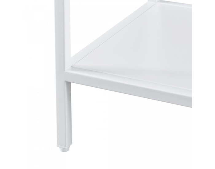 Конзолна маса Kumlinge 55x30x85 см бяла []