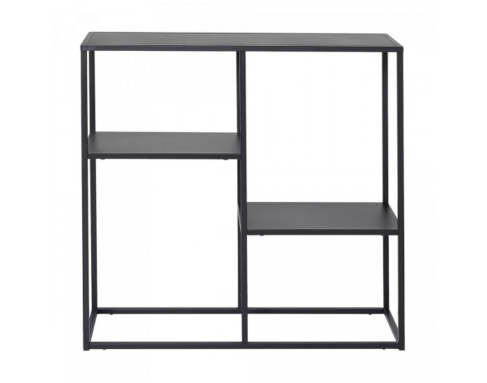 Конзолна маса Strömstad с 3 рафта, матово черно []