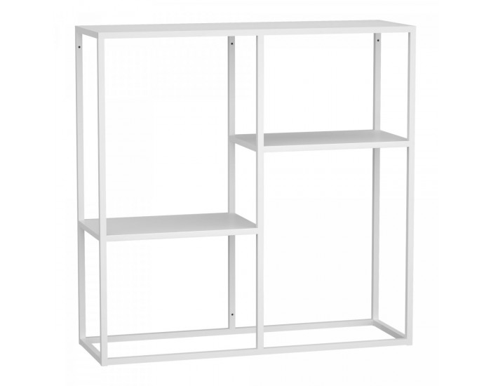 Конзолна маса Strömstad с 3 рафта, бяла []