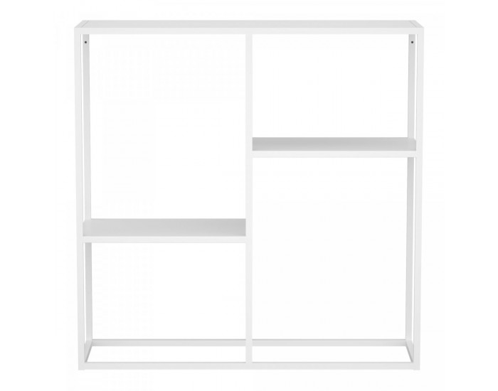 Конзолна маса Strömstad с 3 рафта, бяла []