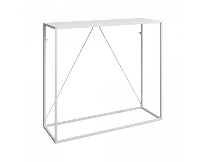 Конзолна маса Austevoll 90x30x80cm бяла []