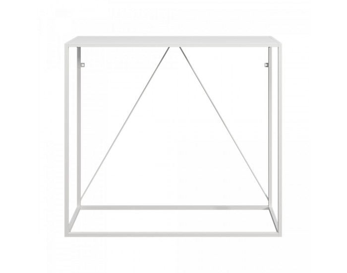 Конзолна маса Austevoll 90x30x80cm бяла []