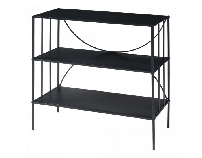 Конзолна маса Baarn 65.5x70x32 cm Черна []