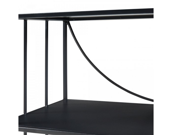 Конзолна маса Baarn 65.5x70x32 cm Черна []