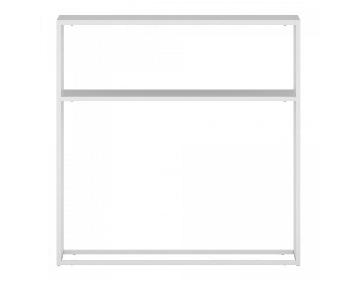 Конзолна маса Kuhmo бял метален плот []