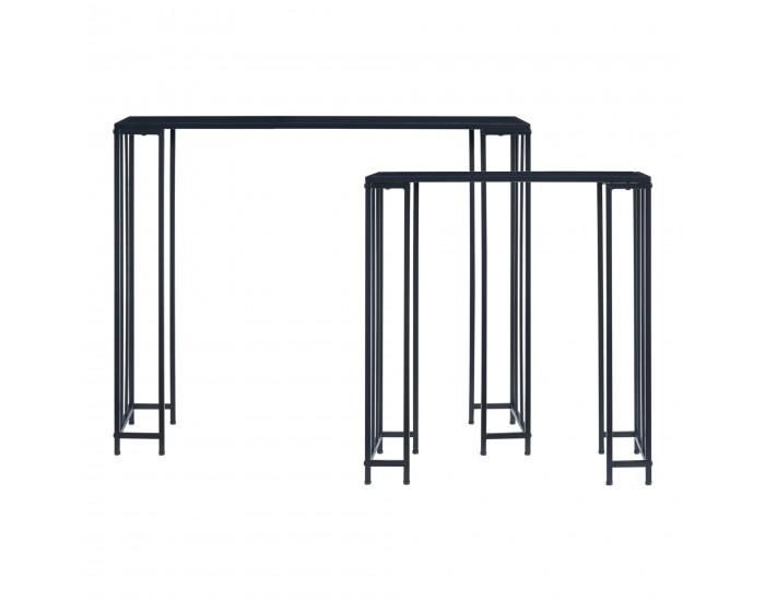 Конзолна маса Ørsta комплект от 2 черни []