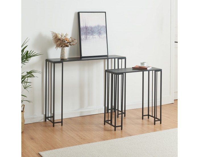 Конзолна маса Ørsta комплект от 2 черни []