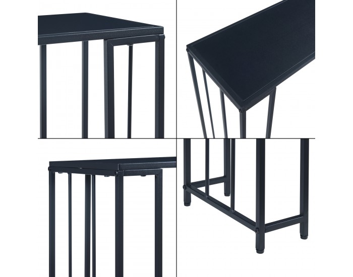 Конзолна маса Ørsta комплект от 2 черни []