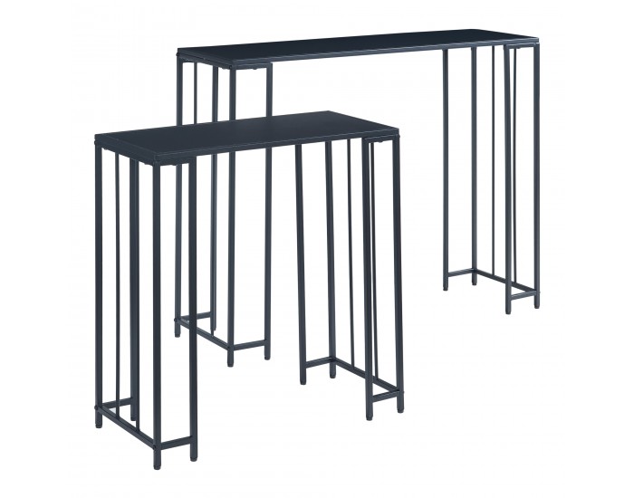 Конзолна маса Ørsta комплект от 2 черни []