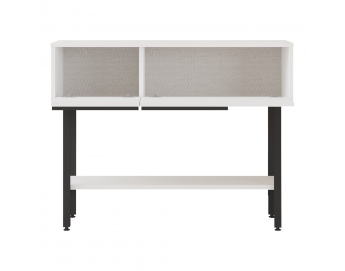 Конзолна маса Vesanto 100x30x76 см бяла []