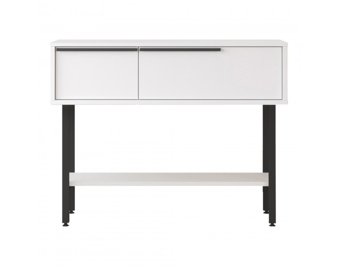 Конзолна маса Vesanto 100x30x76 см бяла []