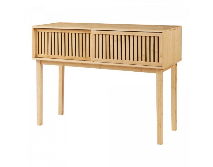 Конзолна маса Ypäjä 110x39x81 cm бамбук []