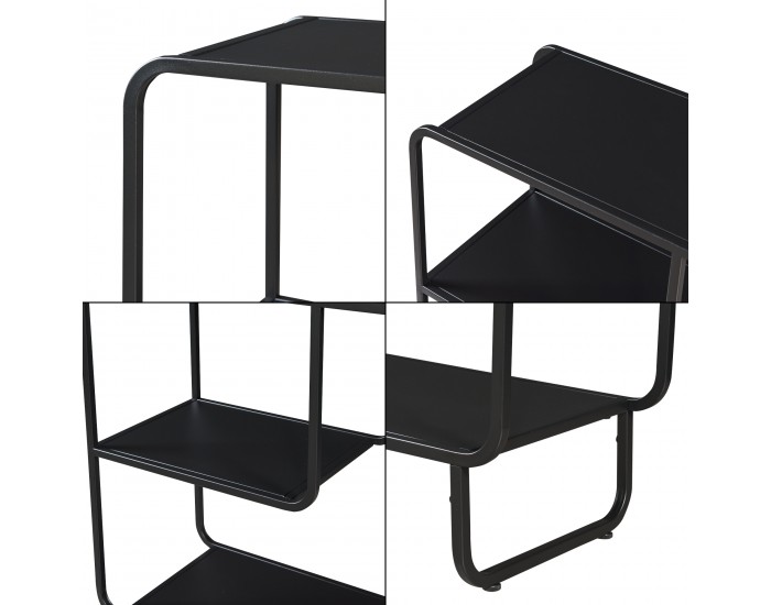 Конзолна маса Færder метал 92x33x81 см черна []