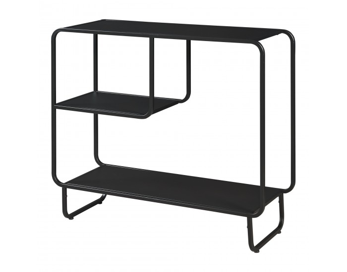 Конзолна маса Færder метал 92x33x81 см черна []
