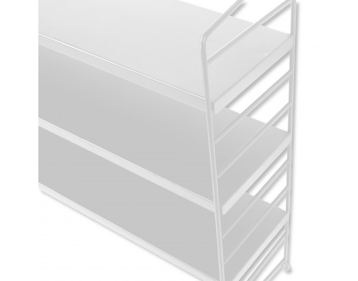 Strängnäs модулен комплект стенен рафт от 2 бели []