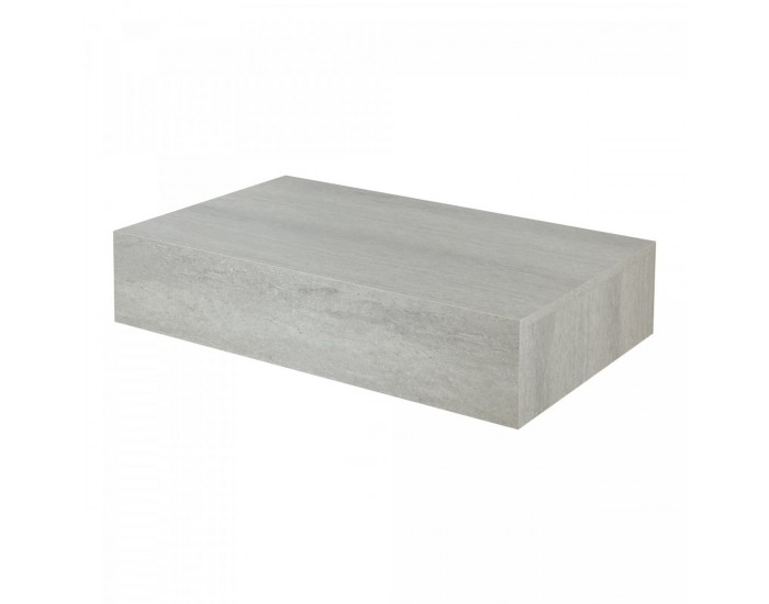 Стенен рафт Kärsämäki с чекмедже в бетонен вид []