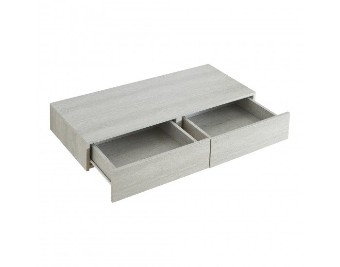 Стенен рафт Karstula с чекмедже във вид на бетон []