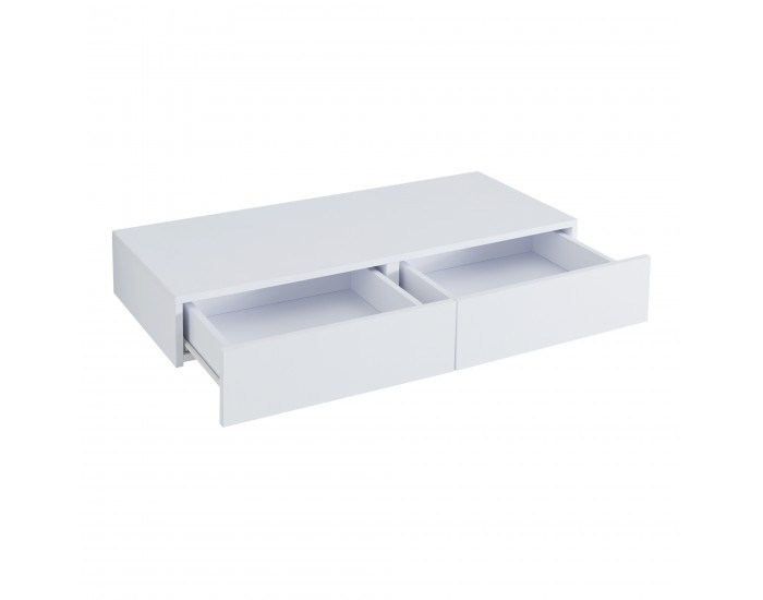 Стенен рафт Karstula с чекмедже бял []